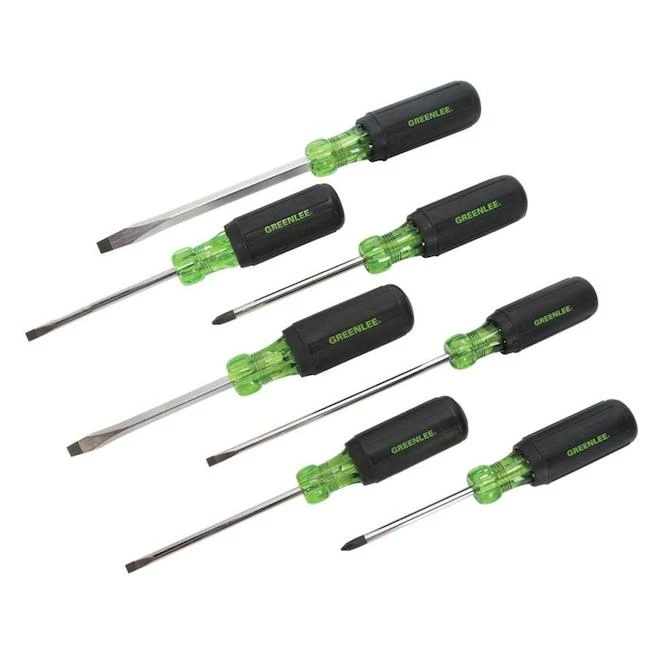 Greenlee 7-Piece Screwdriver Set 1 Greenlee 7-Piece Screwdriver Set