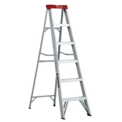 Eagle Stepladder - Load Capacity 200-lb - 6-ft H - Professional - Aluminum