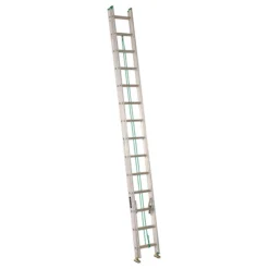 Eagle Extension Ladder - Aluminum - 28-ft H X 17 1/2-in W - 225-lb Load Capacity
