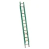 Eagle Fiberglass Extension Ladder - 225-lb Load Capacity - 24-ft H X 17-in W - Slip Resistant