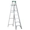 Eagle Stepladder - Professional - 7-Steps - 225-lb Capacity - Aluminum - 8-ft H X 25 1/2-in W